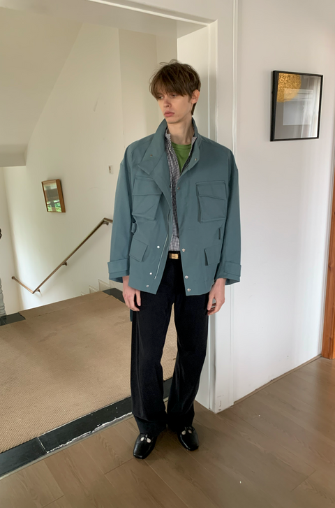 SIMPLE PROJECT BELTED FIELD JACKET