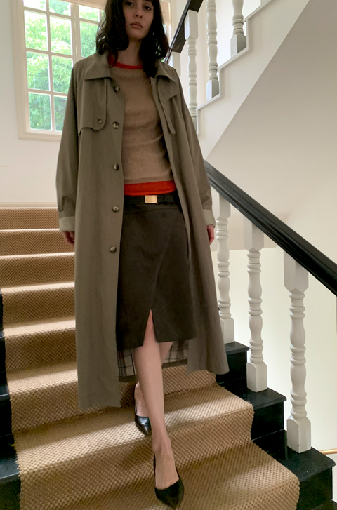 SIMPLE PROJECT OVERSIZED TRENCH COAT
