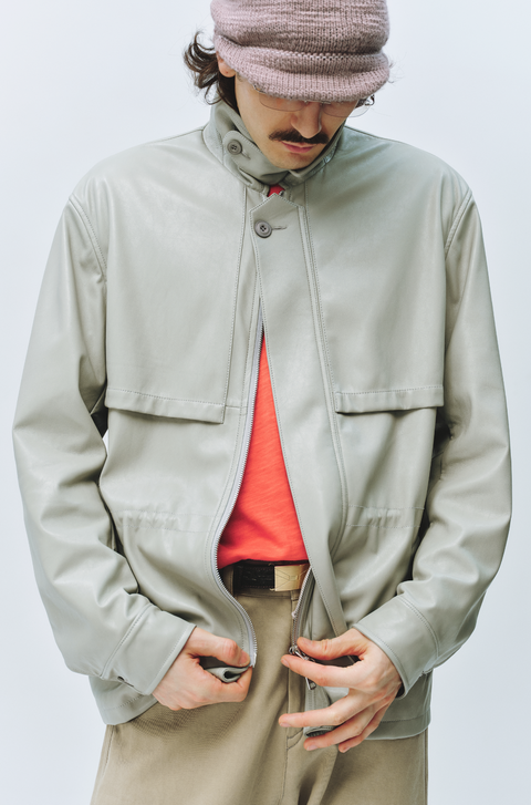 SIMPLE PROJECT COATED HUNTING JACKET