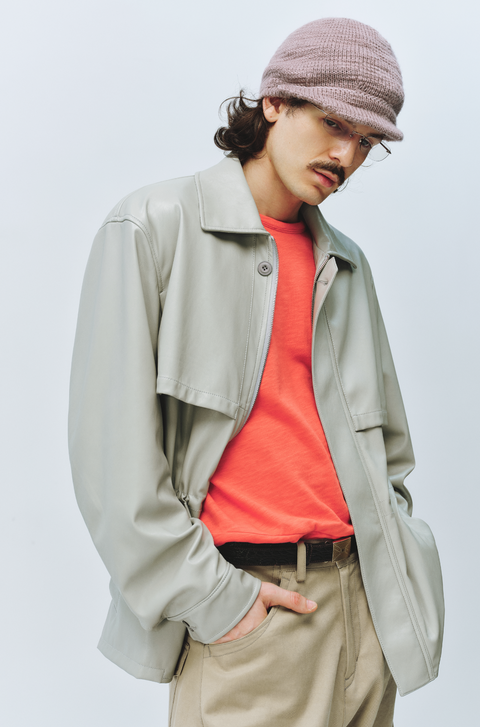 SIMPLE PROJECT COATED HUNTING JACKET