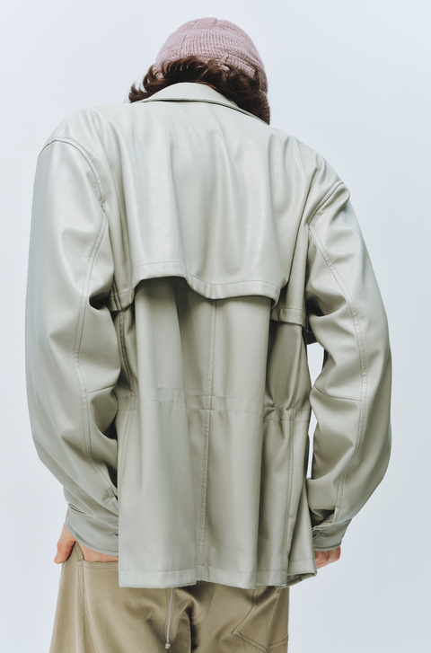 SIMPLE PROJECT COATED HUNTING JACKET