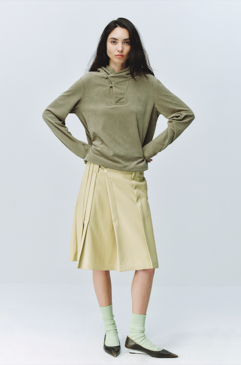 SIMPLE PROJECT TERRY CLOTH HOODIE