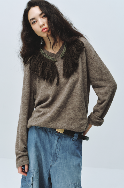 SIMPLE PROJECT WOOL T-SHIRT