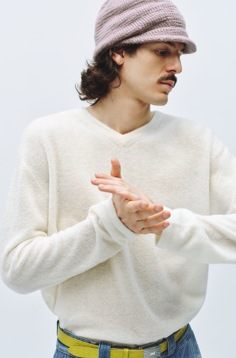 SIMPLE PROJECT WOOL T-SHIRT