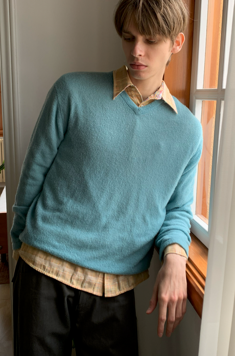 SIMPLE PROJECT WOOL T-SHIRT
