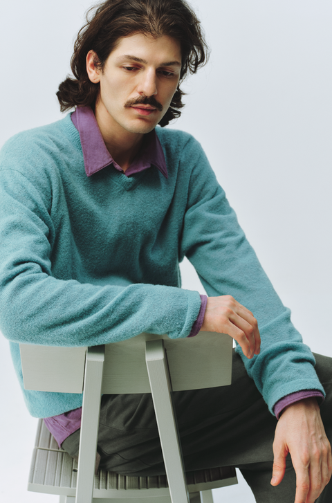 SIMPLE PROJECT WOOL T-SHIRT