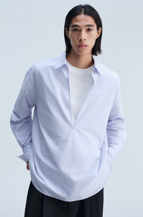 OPICLOTH V-NECK PULLOVER SHIRT