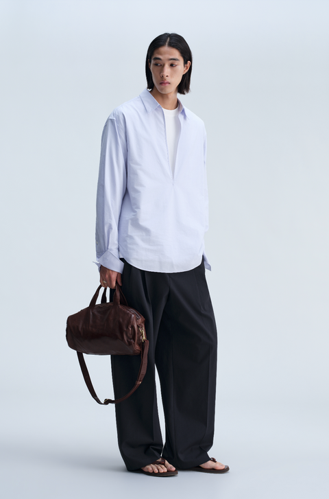 OPICLOTH V-NECK PULLOVER SHIRT