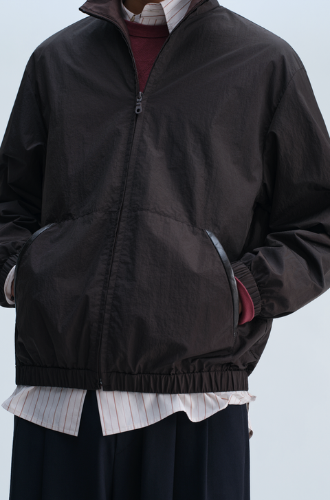 OPICLOTH CONTRAST COLLAR JACKET