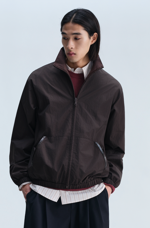 OPICLOTH CONTRAST COLLAR JACKET