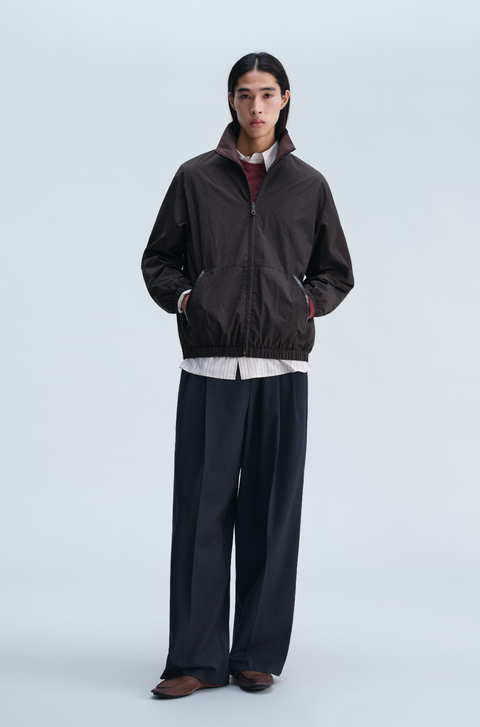 OPICLOTH CONTRAST COLLAR JACKET