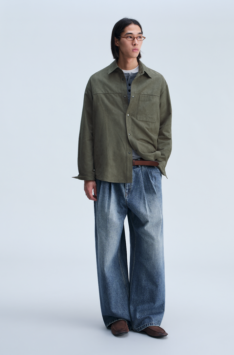 OPICLOTH 14.8OZ DOUBLE-PLEAT JEANS