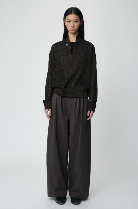 OPICLOTH SHAWL COLLAR CARDIGAN