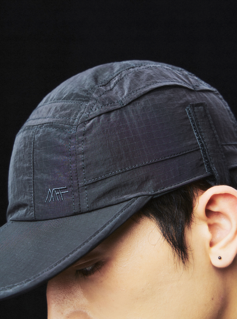 MOUNTAIN FEVER METALLIC NYLON PATCHWORK CAP WITH NECK SHADE