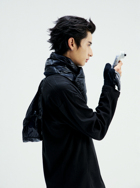 MOUNTAIN FEVER ZIGZAG FLEECE MOCK NECK PULLOVER