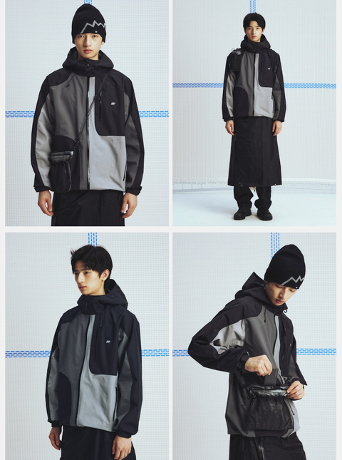 MOUNTAINFEVER ASYMMETRIC COLORBLOCK 3L SHELL JACKET
