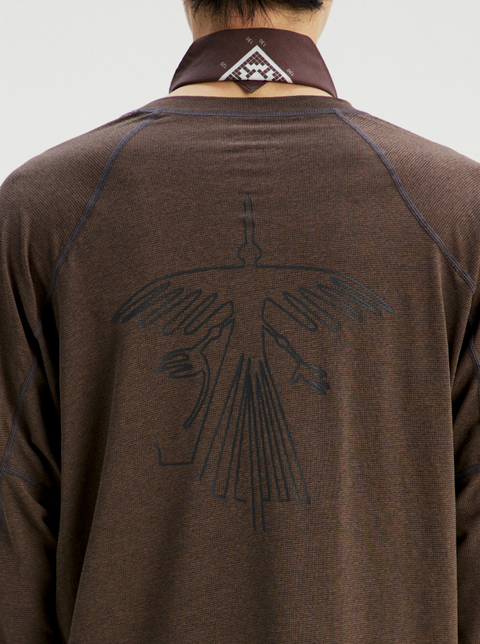 MOUNTAINFEVER NAZCA GRAPHIC QUICK DRY LONG SLEEVE T-SHIRT