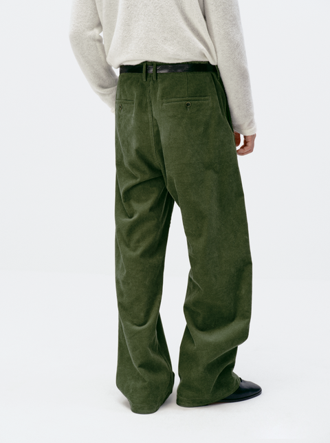 SIMPLE PROJECT CORDUROY STRAIGHT-LEG PANTS