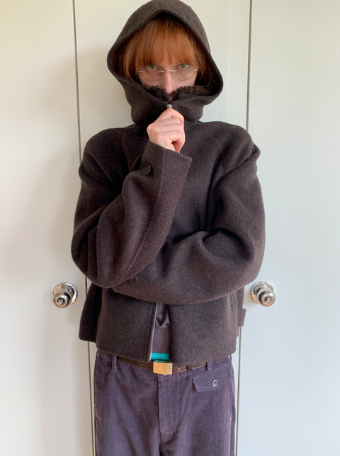 SIMPLE PROJECT CASHMERE BLEND JACKET