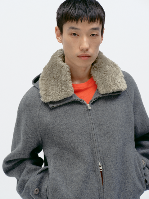SIMPLE PROJECT CASHMERE BLEND JACKET