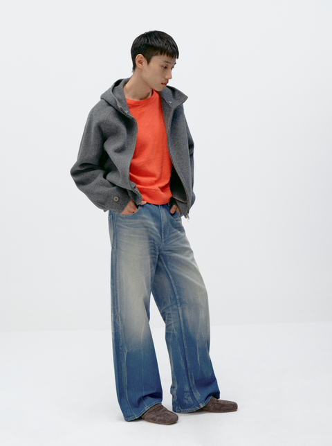 SIMPLE PROJECT CASHMERE BLEND JACKET