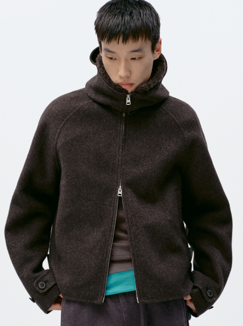 SIMPLE PROJECT CASHMERE BLEND JACKET