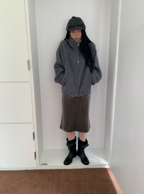 SIMPLE PROJECT CASHMERE BLEND JACKET