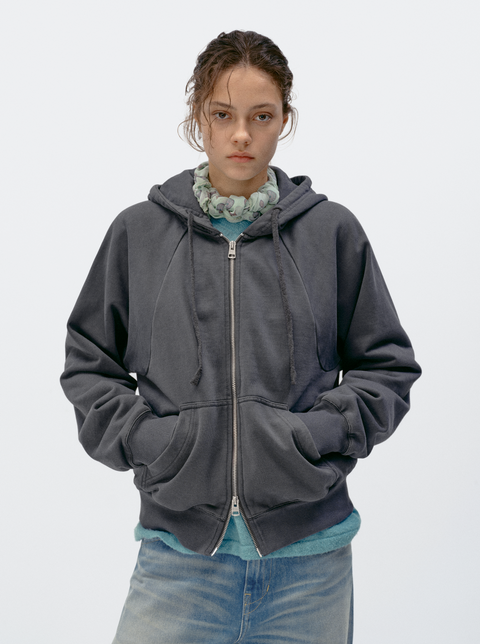 SIMPLE PROJECT WASHED OVERDYED SWEATSHIRT