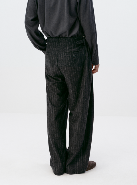 SIMPLE PROJECT V3 PLEATED WOOLEN TROUSERS