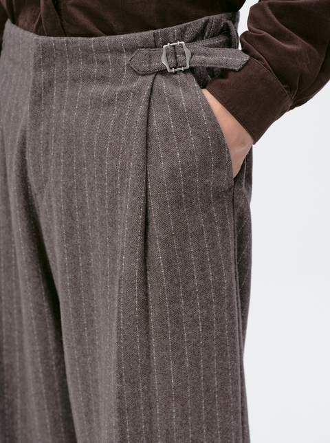SIMPLE PROJECT V3 PLEATED WOOLEN TROUSERS