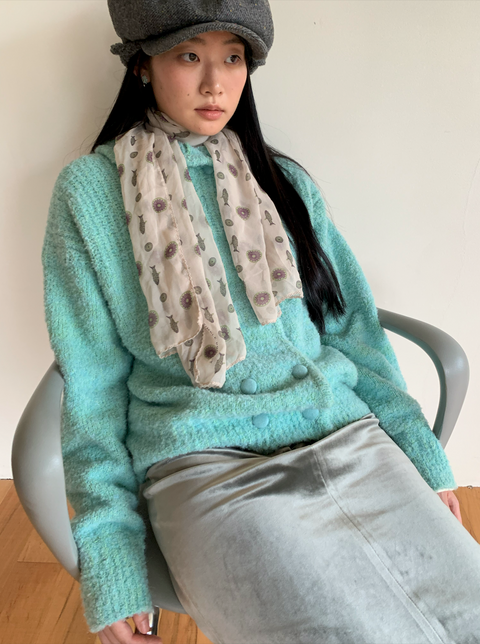 SIMPLE PROJECT ALPACA CARDIGAN