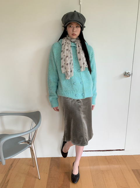 SIMPLE PROJECT ALPACA CARDIGAN