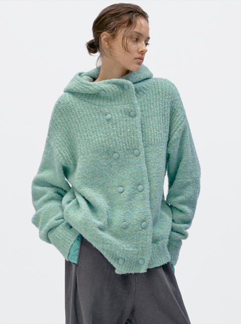 SIMPLE PROJECT ALPACA CARDIGAN