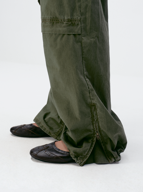SIMPLE PROJECT WASHED TROUSERS