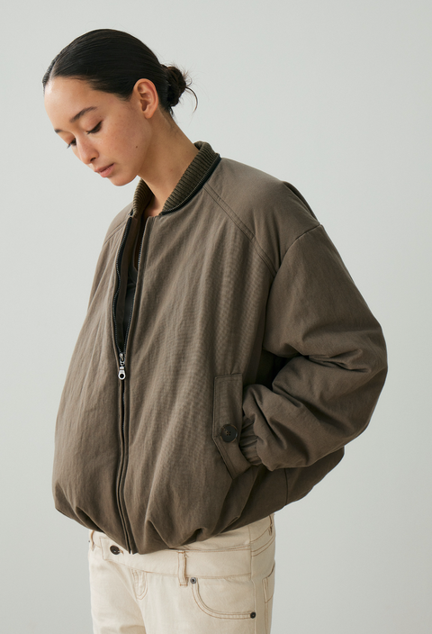 NULL NONE DETACHABLE FUR COLLAR SHORT PARKA