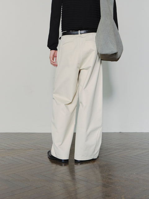 SAIRENSSEI DECONSTRUCTED PLACKET PANTS