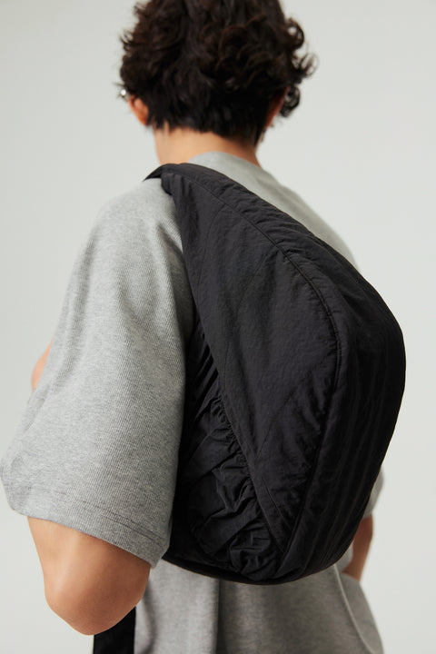 SIMPLE PROJECT NYLON SHOULDER BAG