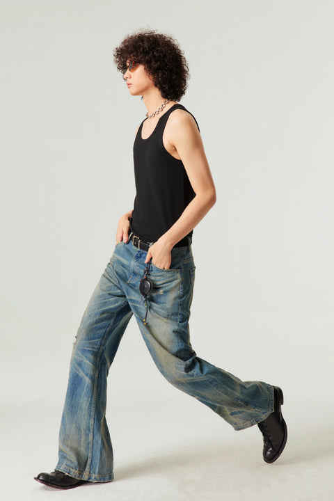 SIMPLE PROJECT NEVADA A-LINE JEANS
