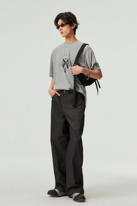 SIMPLE PROJECT NYLON SHOULDER BAG