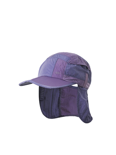 MOUNTAIN FEVER METALLIC NYLON PATCHWORK CAP WITH NECK SHADE