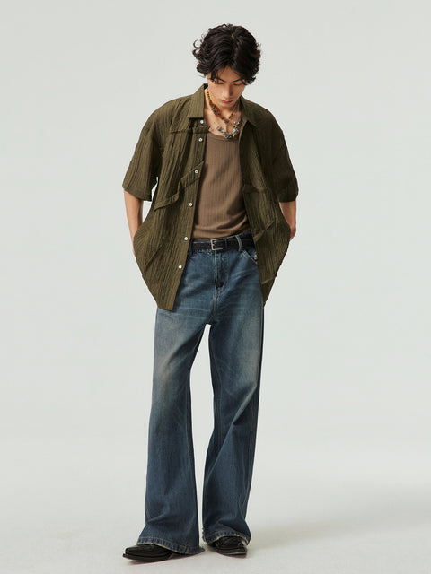 SIMPLE PROJECT STRAIGHT-LEG JEANS