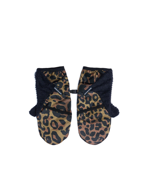 MOUNTAIN FEVER PRIMALOFT LEOPARD CONVERTIBLE MITTENS