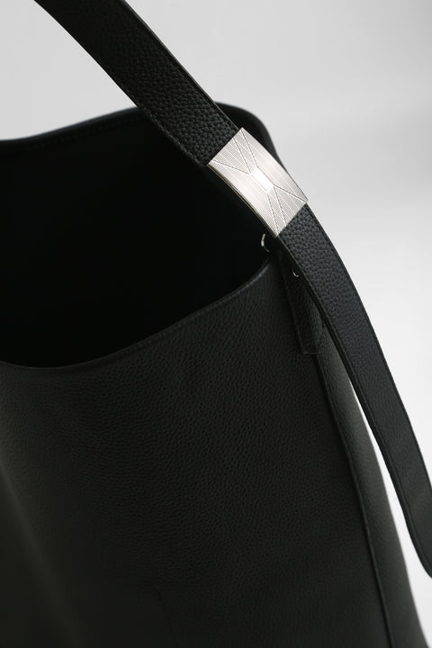 SIMPLE PROJECT HINGE BELT TOTE BAG