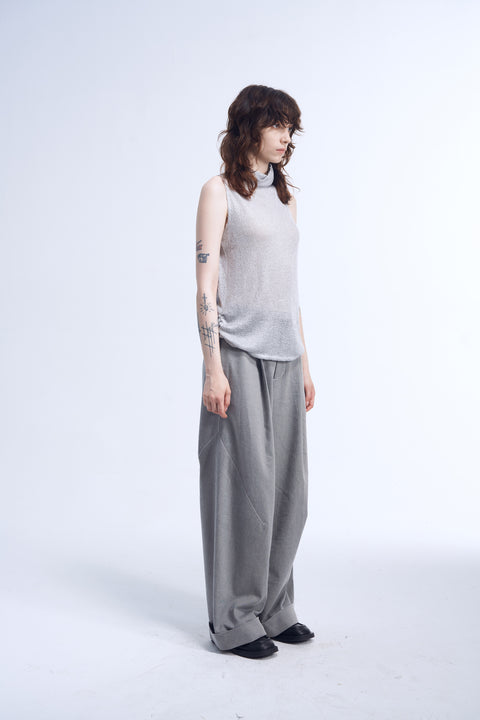 COSMOS WAVEYU LIME WIDE-LEG JEANS