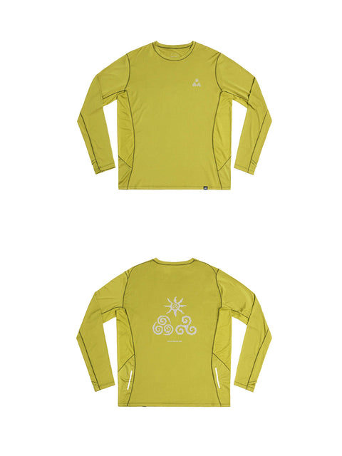 MOUNTAIN FEVER PIXEL GRAPHIC QUICK DRY LONG SLEEVE T-SHIRT