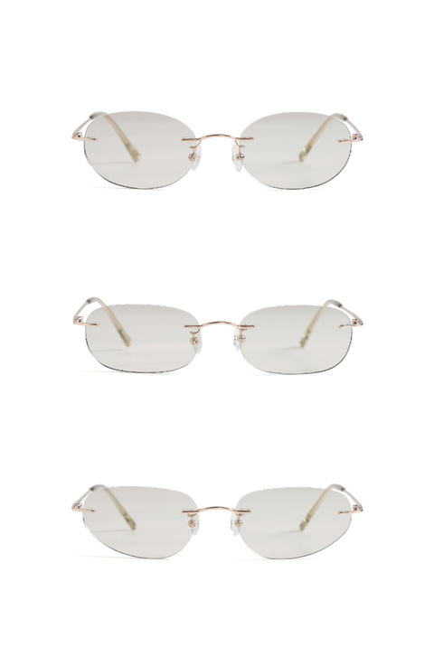 SIMPLE PROJECT RIMLESS SUNGLASSES