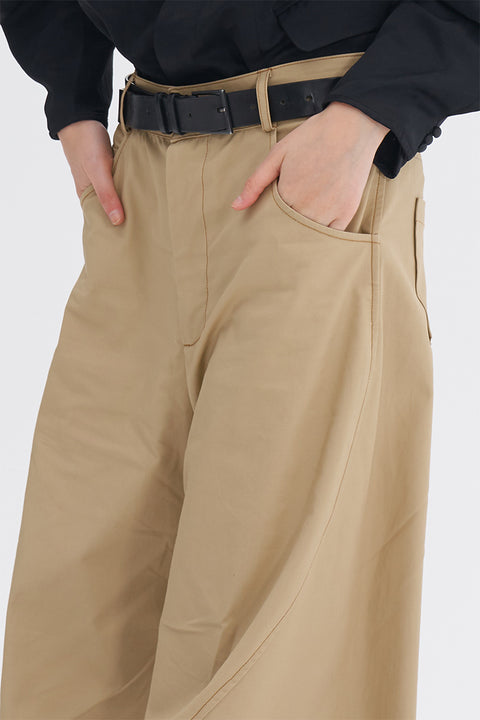 DOSORDONTS KHAKI WAVY TROUSERS