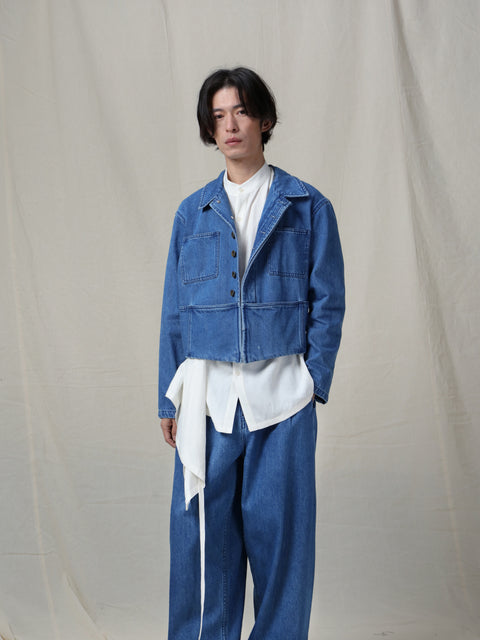 VAPOURBLUE PAINTER DENIM JACKET