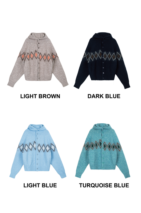 SIMPLE PROJECT JACQUARD SWEATER