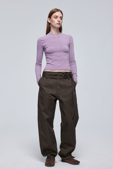 SIMPLE PROJECT TWISTED BELTED PANTS